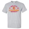 CornBorn Iowa State T Shirt - Arch Iowa State 1858 - Gray - XL-Tall view 1