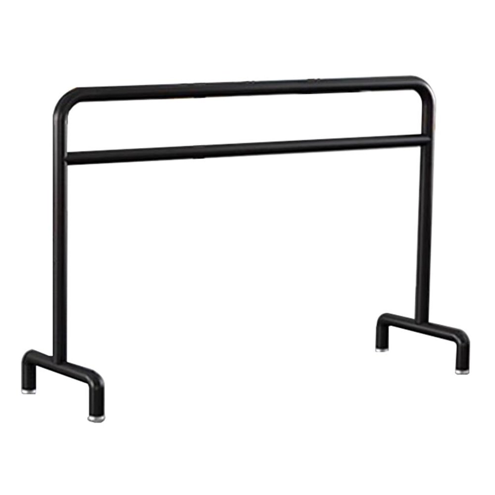 Ballet Barre Ballet Pole in Children's Dance Room, Stable Metal Frame Suitable for Yoga and Pilates, Height 80-105cm (Color : Black, Size : 1m/3.3FT)