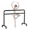 Ballet Barre Ballet Pole in Children's Dance Room, Stable Metal Frame Suitable for Yoga and Pilates, Height 80-105cm (Color : Black, Size : 1m/3.3FT) view 2