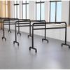 Ballet Barre Simple Mobile Ballet Barre, The Height of The Double Layer Leg Pressing Rod is 80-105cm, Suitable for Children and Adults (Color : Black, Size : 1.8M/5.9FT) view 2