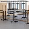 Ballet Barre Simple Mobile Ballet Barre, The Height of The Double Layer Leg Pressing Rod is 80-105cm, Suitable for Children and Adults (Color : Black, Size : 1.8M/5.9FT) view 3