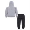 Loodgao Kids Boys Girls Hooded Tracksuit 2 Piece Sports Suit Sweatsuit Long Sleeve Hoodies Sweatshirt with Jogger Pants Set GrayBlack 3-4 view 2