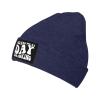 wikjxiz You Had Me at Day Drinking Hat Mens Womens Winter Warm Knitting Hats Navy Blue Slouchy Skull Beanie Cuffed Cap view 2