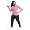 TELALEO 4 Pack Women's Compression Shirt Long Sleeve Performance Workout Baselayer Athletic Top Sports Gear-Black/White/Blue/Prule Large view 3