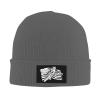 wikjxiz USA Flag Dirtbike Motocross Hat Mens Womens Winter Warm Knitting Hats Deep Heather Fashion Skull Beanie Cuffed Cap view 1