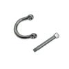 DBMIMPORTERS 3/16" Wide D-Shackle Marine Grade Screw Pin 650 Lb WLL Stainless Steel T316 view 4