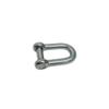 DBMIMPORTERS 1/4" D Shackle Hex Sink Marine Grade Screw Pin 750 Lb WLL Stainless Steel T316 view 1