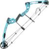 AMEYXGS Archery Compound Bows Draw Weight 30-55 lbs Hunting Bow IBO 310fps Adults Archery -Left&Right Handed (Left Hand, Blue) view 1