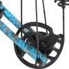 AMEYXGS Archery Compound Bows Draw Weight 30-55 lbs Hunting Bow IBO 310fps Adults Archery -Left&Right Handed (Left Hand, Blue) view 3