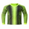Loodgao Youth Boys Football Goalkeeper Shirts Padded Soccer Goalie Jersey Long Sleeve Athletic Top Stripedgreen 7-8 Years view 1