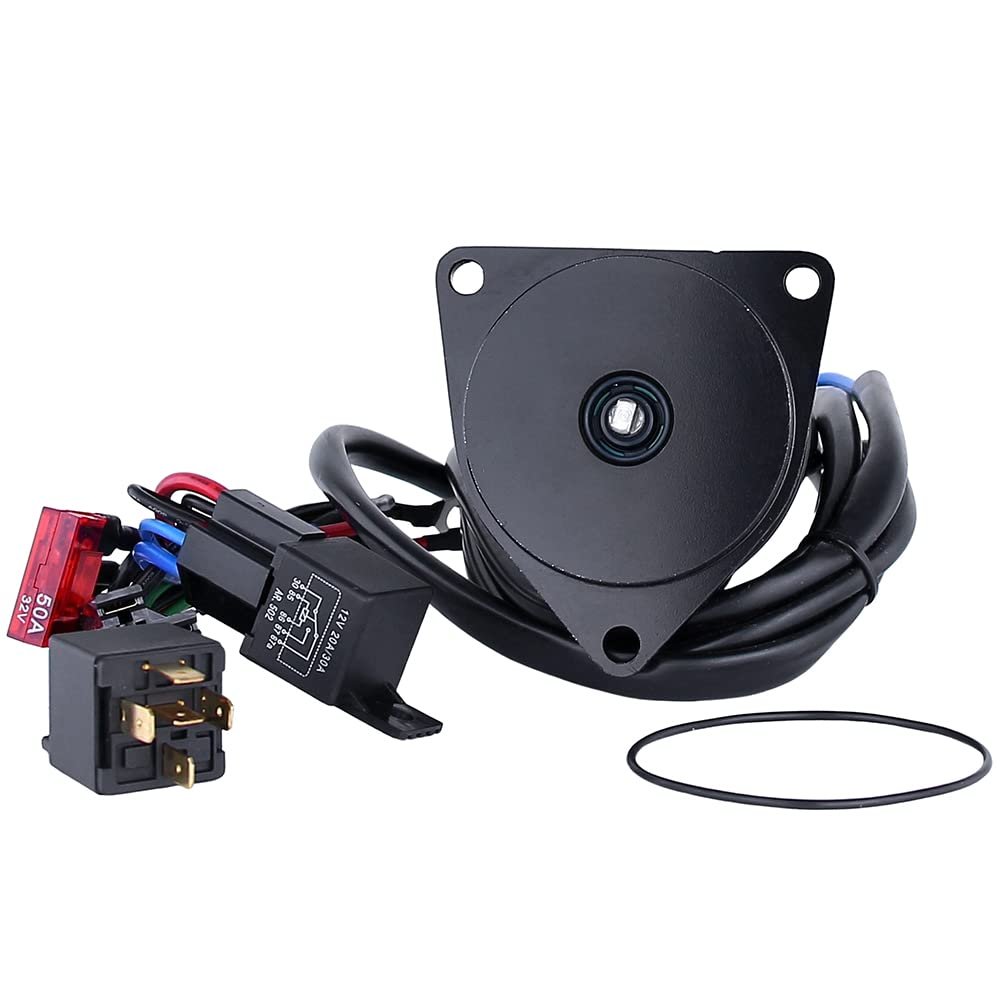 RAREELECTRICAL New Tilt And Trim Motor Compatible With Yamaha Outboard 70-90 Hp1987 1991 By Part Number 6H1438800000