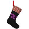 Daddy's Little Slut Sequin Christmas Stockings Flip Sequins Xmas Socks Fireplace Hanging Stockings view 1