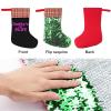 Daddy's Little Slut Sequin Christmas Stockings Flip Sequins Xmas Socks Fireplace Hanging Stockings view 3