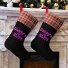 Daddy's Little Slut Sequin Christmas Stockings Flip Sequins Xmas Socks Fireplace Hanging Stockings view 4