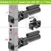SELEWARE T Bar Row Landmine Attachment for 2" x 2" Power Rack with 5/8" or 1" Hole, Power Cage Attachment for 1"&2'' Barbell Free Swivel Heavy Duty Structure 600 lbs Capacity view 2