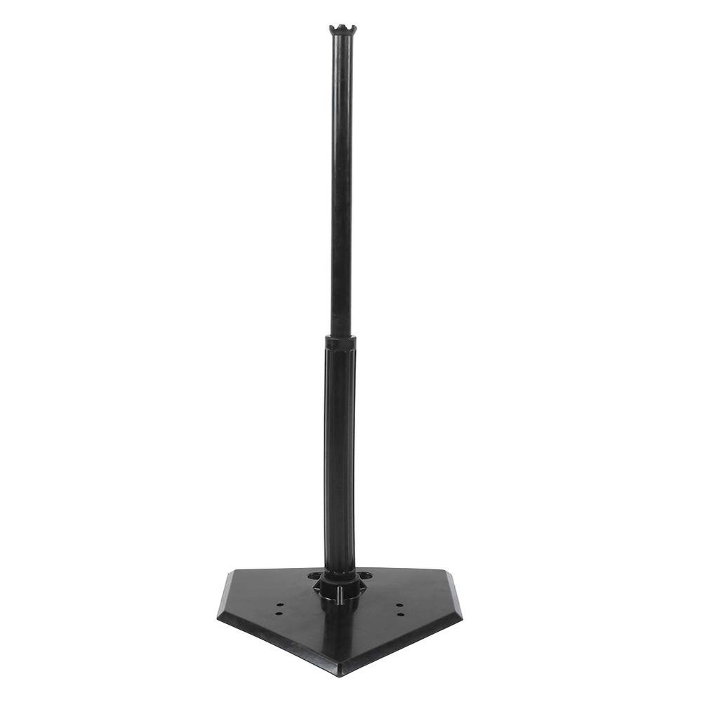 Vomeko Baseball Softball Batting Tee, Adjustable Batting Tee Stand - Baseball and Softball Hitting Aid with Practice Training for Youth Players (Black)