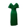 Plus Size Dresses For Curvy Women Formal Wedding Guest Dress Maxi Dress Flowy Casual Cocktail Evening Party Midi Dress Green view 3