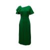 Plus Size Dresses For Curvy Women Formal Wedding Guest Dress Maxi Dress Flowy Casual Cocktail Evening Party Midi Dress Green view 4