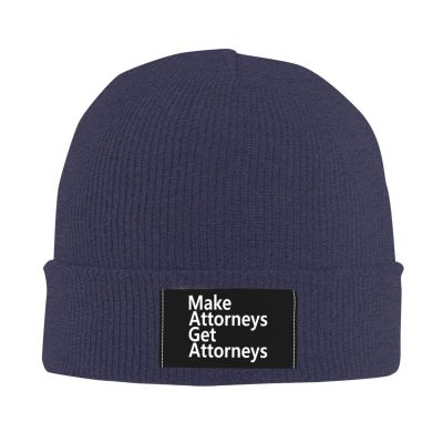 wikjxiz Make Attorneys Get Attorneys Hat Mens Womens Winter Warm Knitting Hats Navy Blue Slouchy Skull Beanie Cuffed Cap