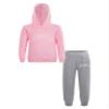 Loodgao Kids Boys Girls Hooded Tracksuit 2 Piece Sports Suit Sweatsuit Long Sleeve Hoodies Sweatshirt with Jogger Pants Set Pink 12-13 view 1