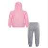 Loodgao Kids Boys Girls Hooded Tracksuit 2 Piece Sports Suit Sweatsuit Long Sleeve Hoodies Sweatshirt with Jogger Pants Set Pink 12-13 view 2