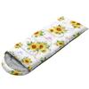 Sunflower Sleeping Bags for Adults Kids,Floral Backpacking Camping Sleeping Bag for Girls Boys Lightweight Waterproof Cold/Warm Sleeping Bag for All Season Outdoor Travel with Compression Bags view 2