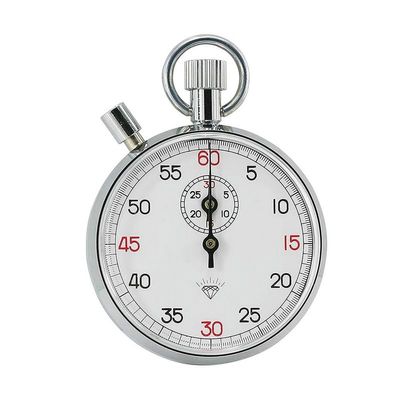 1PCS Steel Mechanical Stopwatch Track Field Running Competition Stopwatch Metal Sports Training Timer Handheld Stop Watch (1PCS/ 806 with A Pause)