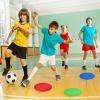 BESPORTBLE 5pcs Multi Football Markers Flat Agility Training Dots for Soccer and Basketball Non- Floor Pads for Indoor and Outdoor Use view 2