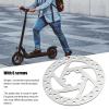 140mm Disc Brake, Stainless Steel 6 Hole Electric Scooter Brake Disc with 6 Screws, Rustproof, High Strength, Heat Dissipation, Anti Wear, Anti Corrosion view 2