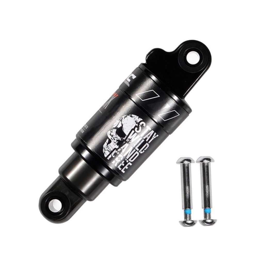125 150 165mm Oil Spring Shock Bike Rear Shock Absorber With Bushing And Screw Aluminum Alloy Rear Shocks 750 Lbs (Size : 125/750lbs)