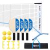 A11N SPORTS Premium Pickleball Starter Set for Driveway - 22ft Portable Net, Court Markers, 4X Paddles, Balls & Carrying Bag view 1