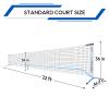 A11N SPORTS Premium Pickleball Starter Set for Driveway - 22ft Portable Net, Court Markers, 4X Paddles, Balls & Carrying Bag view 2