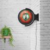 The Fan-Brand NBA Boston Celtics: Basketball - Original Round Rotating Lighted Wall Sign- Sports Decor for Home, Game Room, Fan Cave & Garage - USA Made view 2