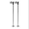 LEKI Detect S Lightweight Aluminum Ski Poles for Alpine Skiing - Dark Anthracite-Black - 110 cm view 2