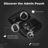 ALPAKA Admin Pouch - Convenient Zippered Memory for Electronics, Cables and Compact Tool Sets - Use as Daily Emergency Kit - Weather Proof Black X-Pac VX42 Fabric view 3