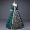 Women's Victorian Rococo Dress Lace Bell Sleeve Ball Gown Renaissance Masquerade Party Dresses Elegant Court Dress view 2