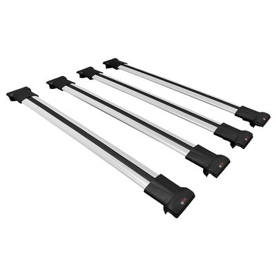acpar Compatible with Fiat Doblo 2023-2025 Cross Bar FLY Model Car Roof Rack Cross Bar 4 BARS GREY