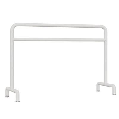 Ballet Barre Ballet Pole in Children's Dance Room, Stable Metal Frame Suitable for Yoga and Pilates, Height 80-105cm (Color : White, Size : 1.2M/3.93FT)