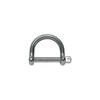 DBMIMPORTERS 3/16" Wide D-Shackle Marine Grade Screw Pin 650 Lb WLL Stainless Steel T316 4 Pc view 3