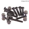 8Sets M5 Skateboard Mounting Hardware Screws Bolts Skateboard Hardware Nuts Outdoor Longboard Parts Accessories 2.5/2.8/3/3.5CM (Color : B) view 2