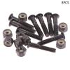 8Sets M5 Skateboard Mounting Hardware Screws Bolts Skateboard Hardware Nuts Outdoor Longboard Parts Accessories 2.5/2.8/3/3.5CM (Color : B) view 4