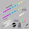 2 Strip Electric LED Bicycle Scooter Lights Night Cycling Colorful Lamp Waterproof Safety Skateboard Scooter Lights view 2