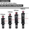 LvTu Mountain Bike Rear Shock Absorber 125mm(5") 150mm(6") 165mm(6.5") 190mm(7.5"), Damping Rebound/Preload Coil Spring Suspension Shock Absorber (Size : 125mm/550Lbs) view 3