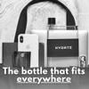 Hydrte Clear Water Bottle  11.8 oz Professional Cute Water Bottle for Travel, Slim, Lightweight & BPA-Free for Travel & Everyday Hydration (Mango Yellow) view 4