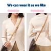BEUDW Vachetta Leather Adjustable Crossbody Strap for Leather Shoulder Strap Belt Replacement Suitable for L V Handbags (width: 0.6in-Beige) view 2