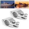 2Pcs Bimini Top Jaw Slide Clamp Stainless Steel Boat Hardware Fitting for Inflatable Commercial Yachts (22MM) view 4