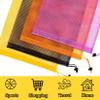 4PCS Colorful Mesh Drawstring Bag - Mesh Bag 18x12 Inch Breathable Nylon Mesh Storage Bag with Drawstring Closure Lightweight Net Organizer for Travel, Home, Gym, Daily Essentials view 4