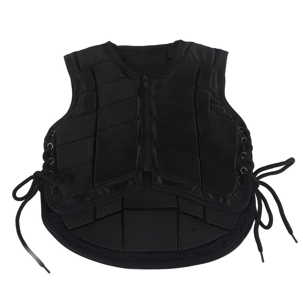Mwrode Equestrian Vest, Professional Horse Riding Training Safety Protective Vest, Comfortable Guard Shock Absorption Waistcoat for Adults Boys Girls(CS)