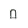 DBMIMPORTERS 5/16" D Shackle Hex Sink Marine Grade Screw Pin 1300 Lb WLL Stainless Steel T316 view 2