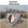 GagalU Portable 3 Person Ice Fishing Tent Lightweight Tent, Insulated Ice Fishing Shelter Ice Fishing Shanty for Ice Fishing Camping Travel view 2